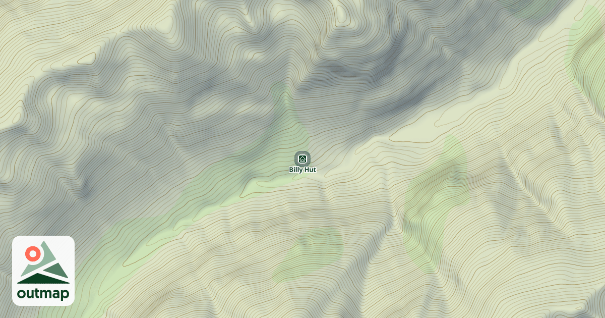 Map of Billy Hut