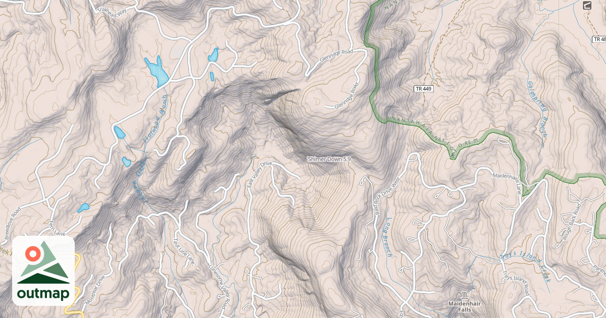 Map of 'Shimer Down