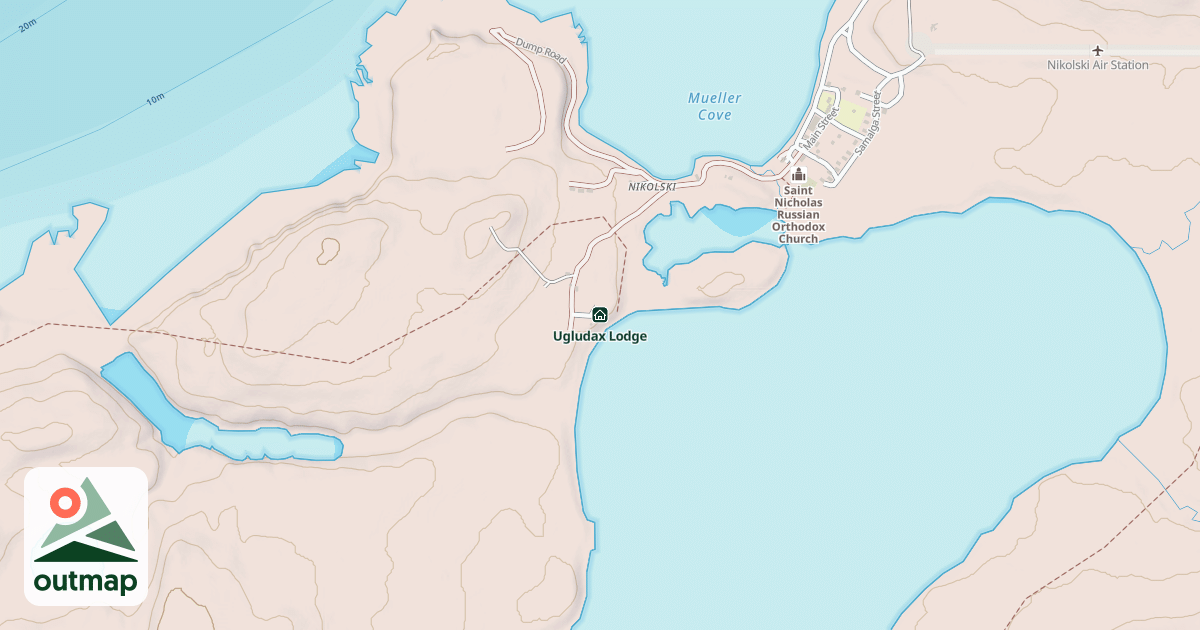 Map of Ugludax Lodge