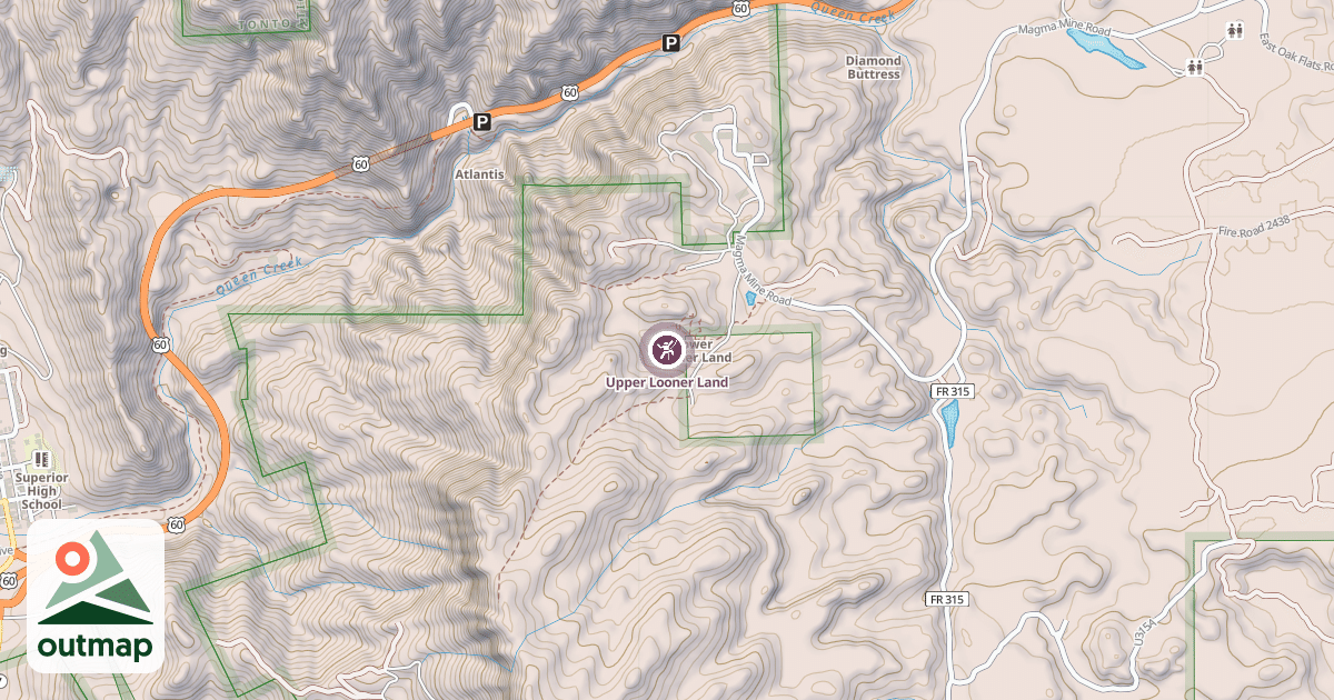 Map of Upper Looner Land