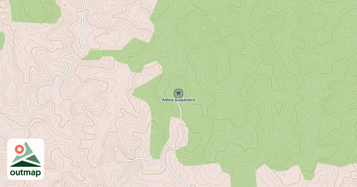 Map of Aldeia Guajanaira