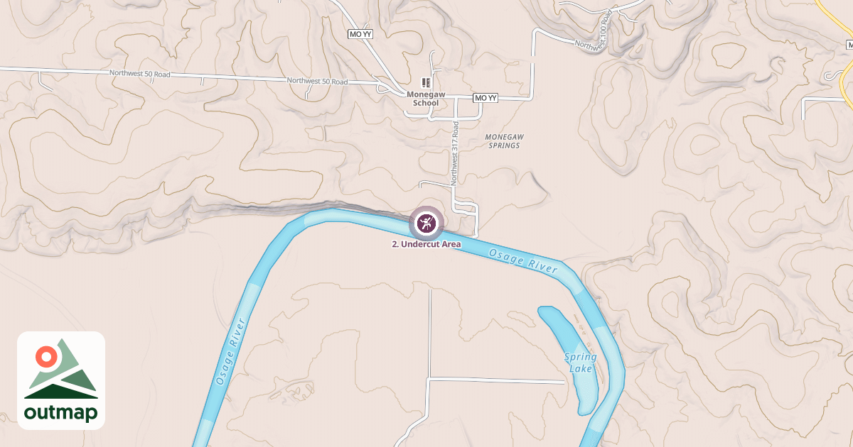 Map of 2. Undercut Area