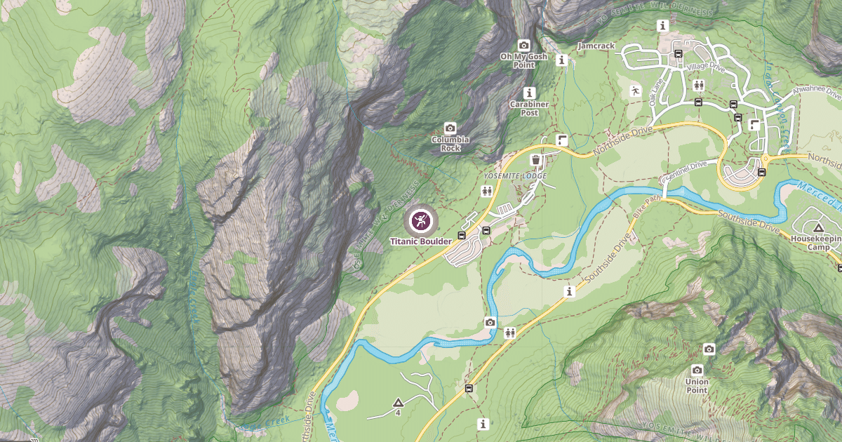 Map preview of Titanic Boulder