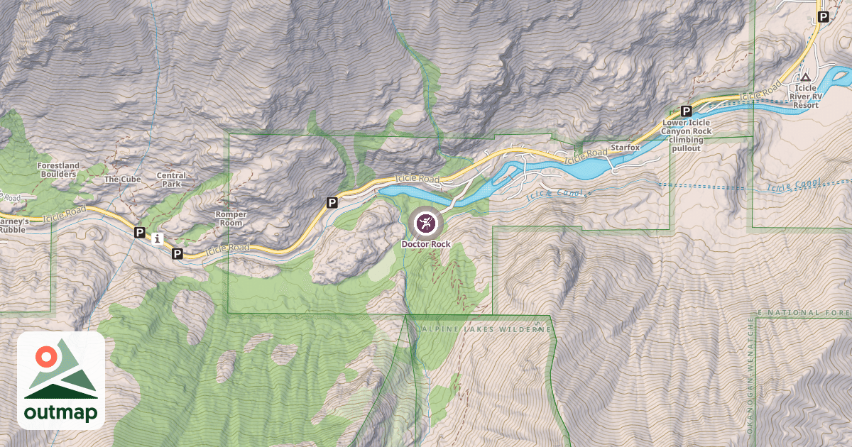 Map of Doctor Rock