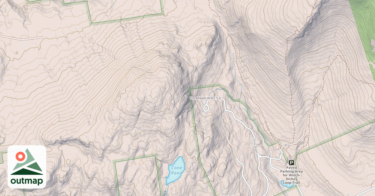 Map of Conehead direct