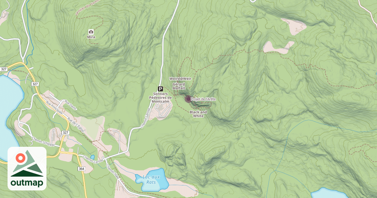 Map of Projet de l'Arête