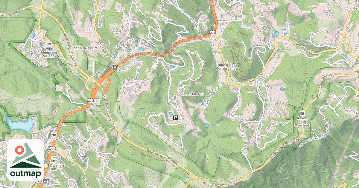 Map of Forte Stand