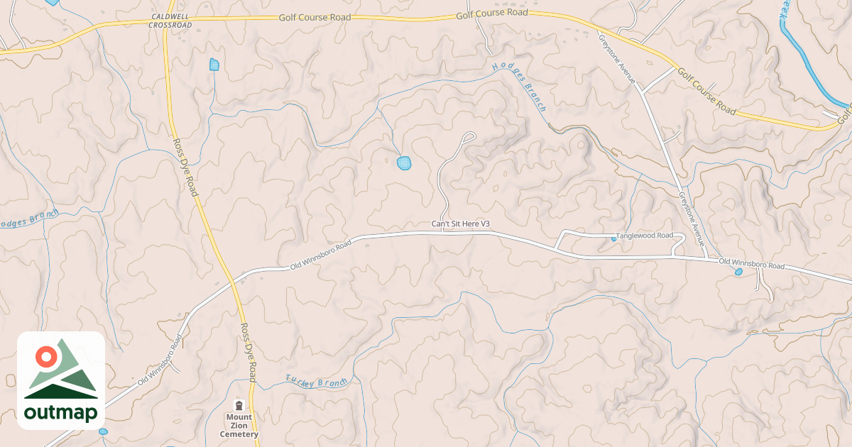 Map of Can't Sit Here