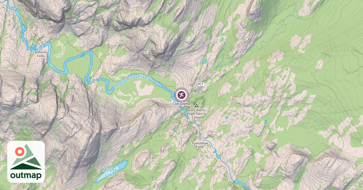 Map of Con Dome