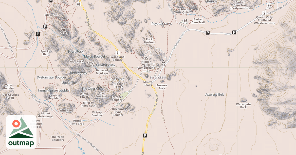 Map of Bat Crack