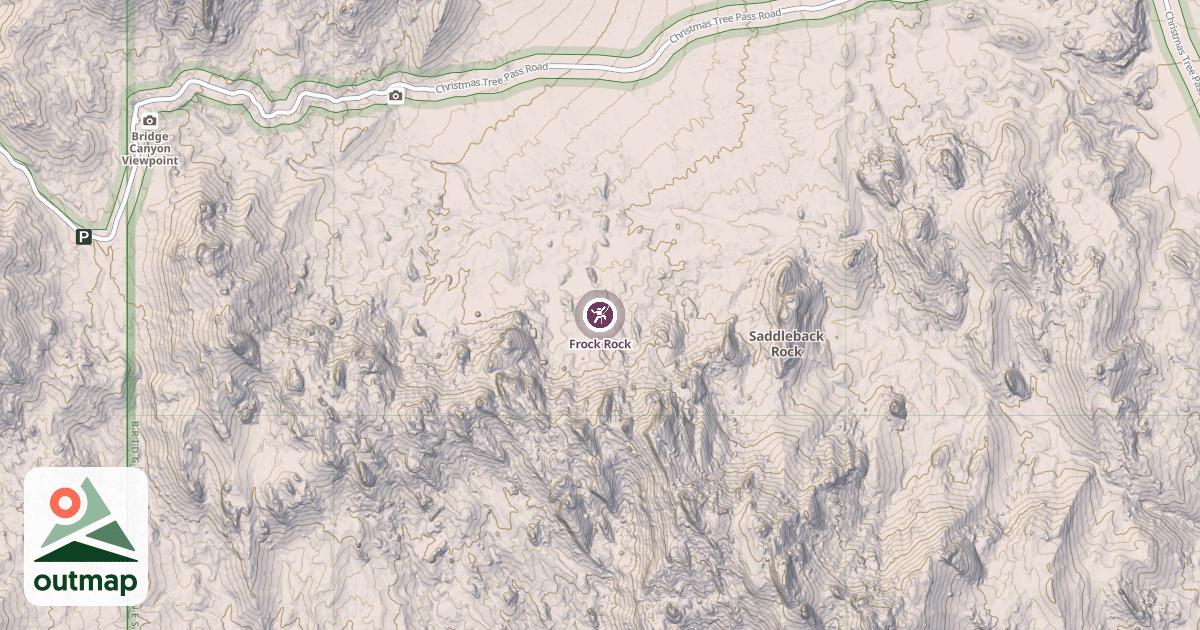Map of Frock Rock