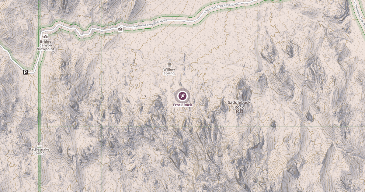 Map preview of Frock Rock