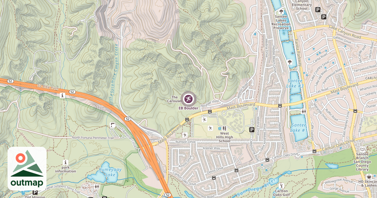 Map of EB Boulder