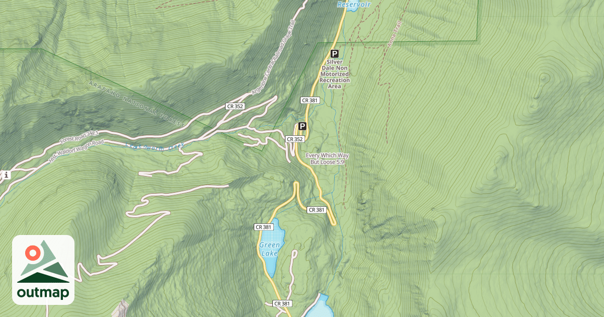 Map of Every Which Way But Loose