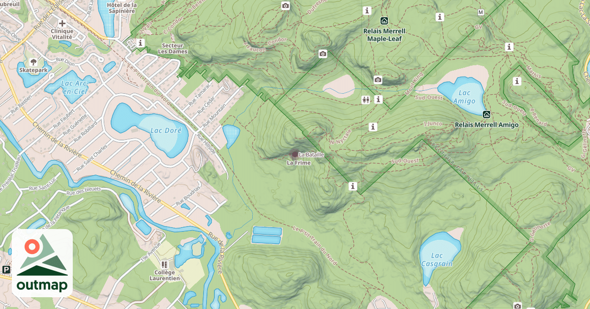 Map of La Bataille