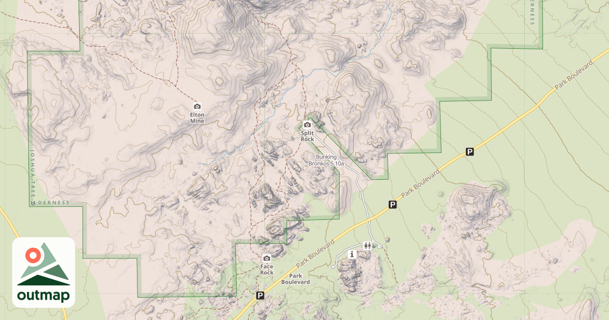 Map of Bunking Bronkos
