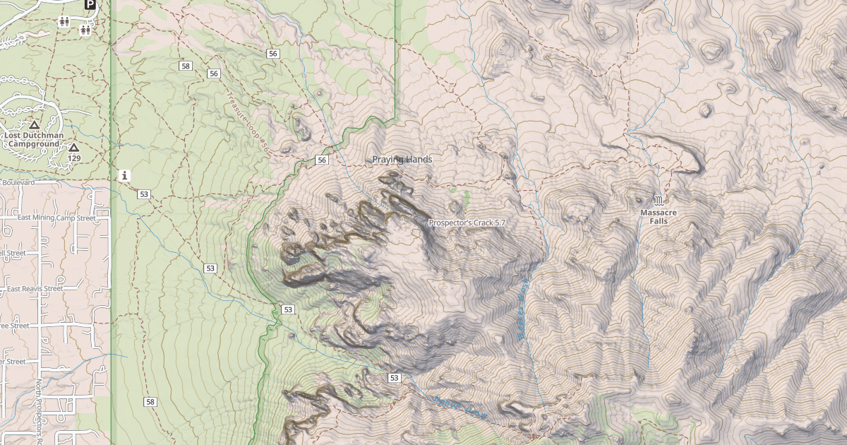 Map preview of Prospector’s Crack