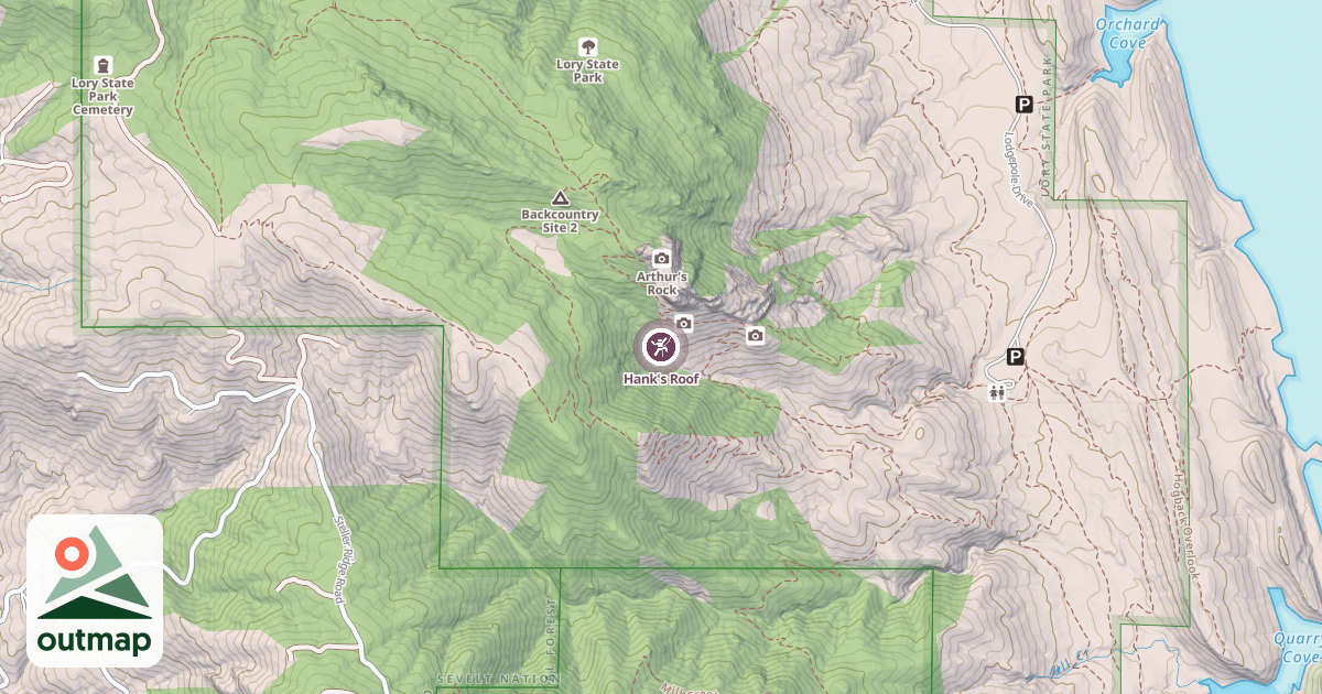 Map of Hank's Roof