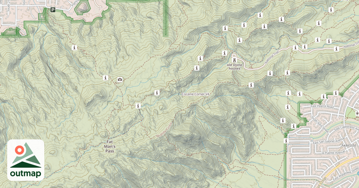 Map of Cocaine Corner