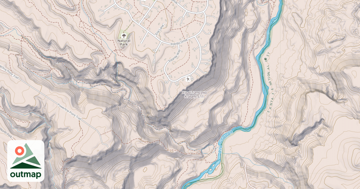 Map of It Just Turns Into A Seam!