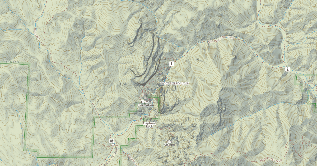 Map preview of Toog's Trailside