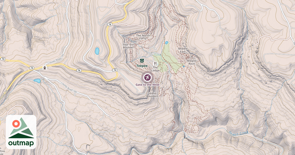 Map of Gate to the West