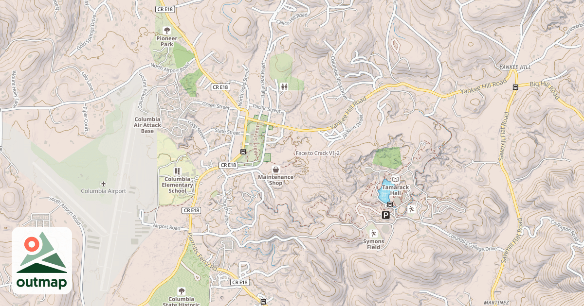 Map of Face to Crack