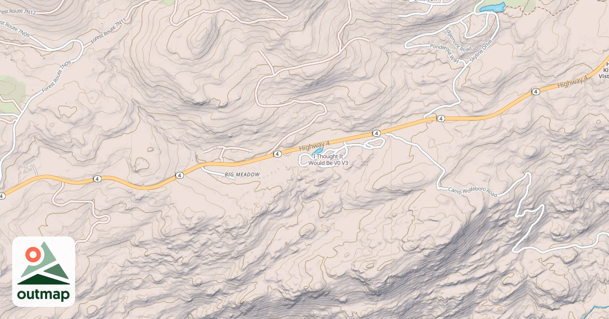 Map of I Thought It Would Be V0