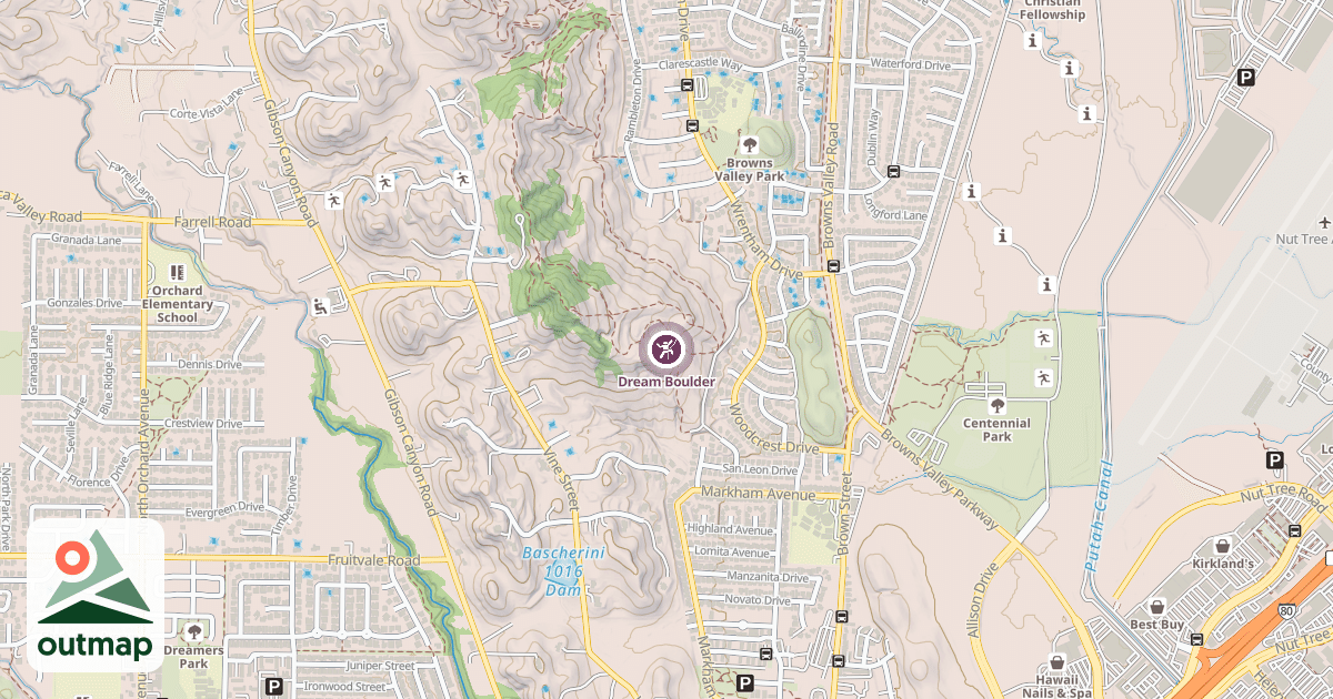 Map of Dream Boulder