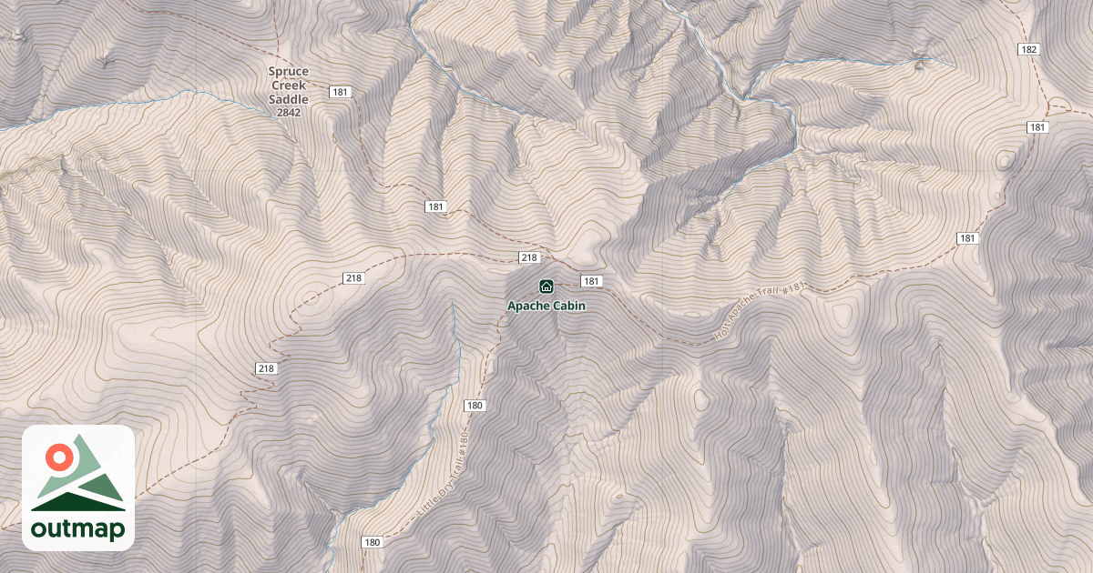 Map of Apache Cabin
