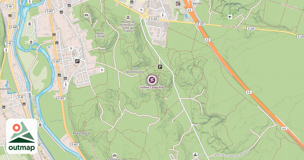 Map of Vallée Casse-Pot