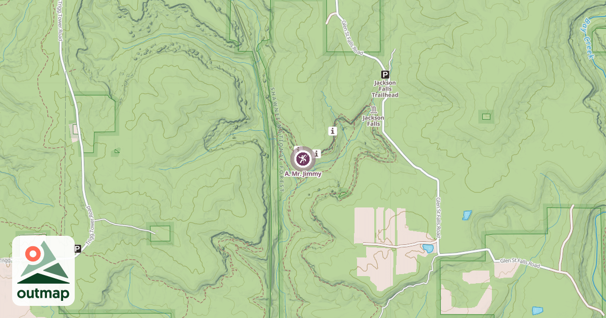 Map of A. Mr. Jimmy