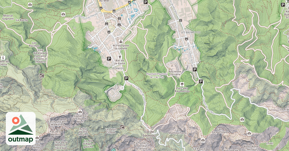 Map of Psychoti Psychota
