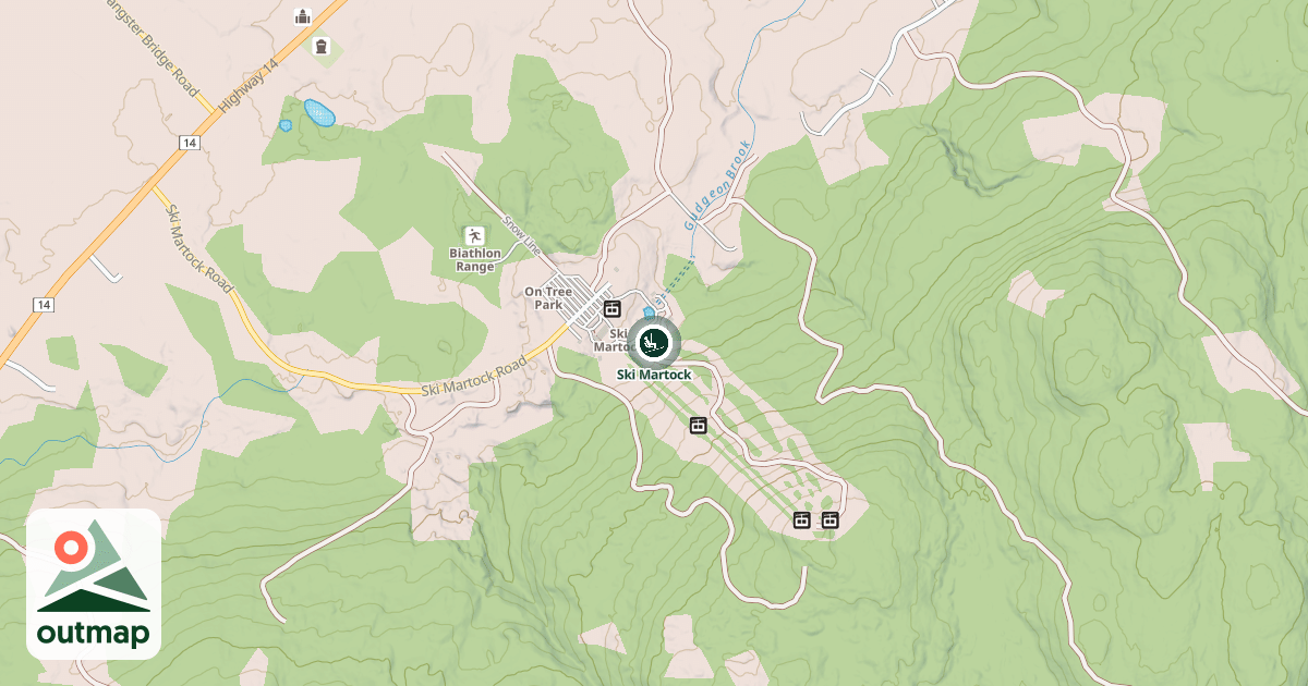 Map of Ski Martock