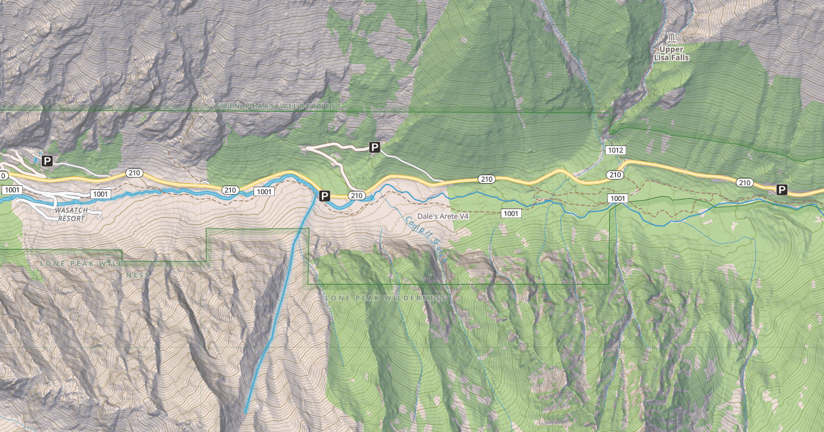 Map preview of Dale's Arete