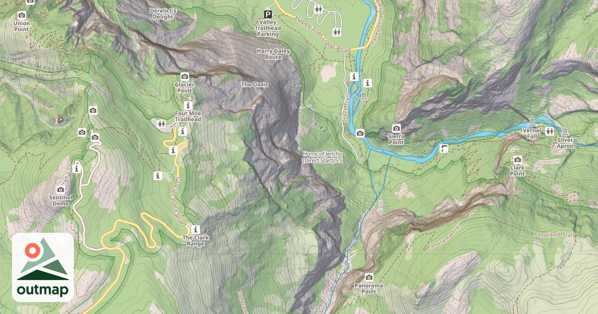Map of Horns of Jericho (Direct Start)