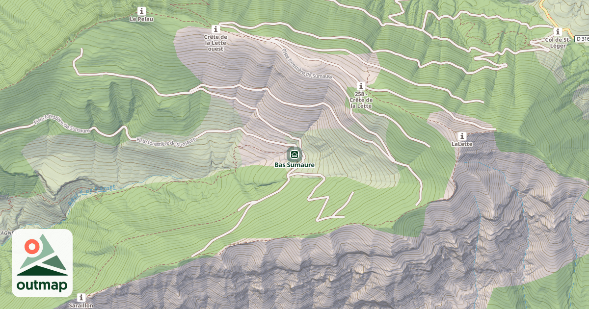 Map of Bas Sumaure
