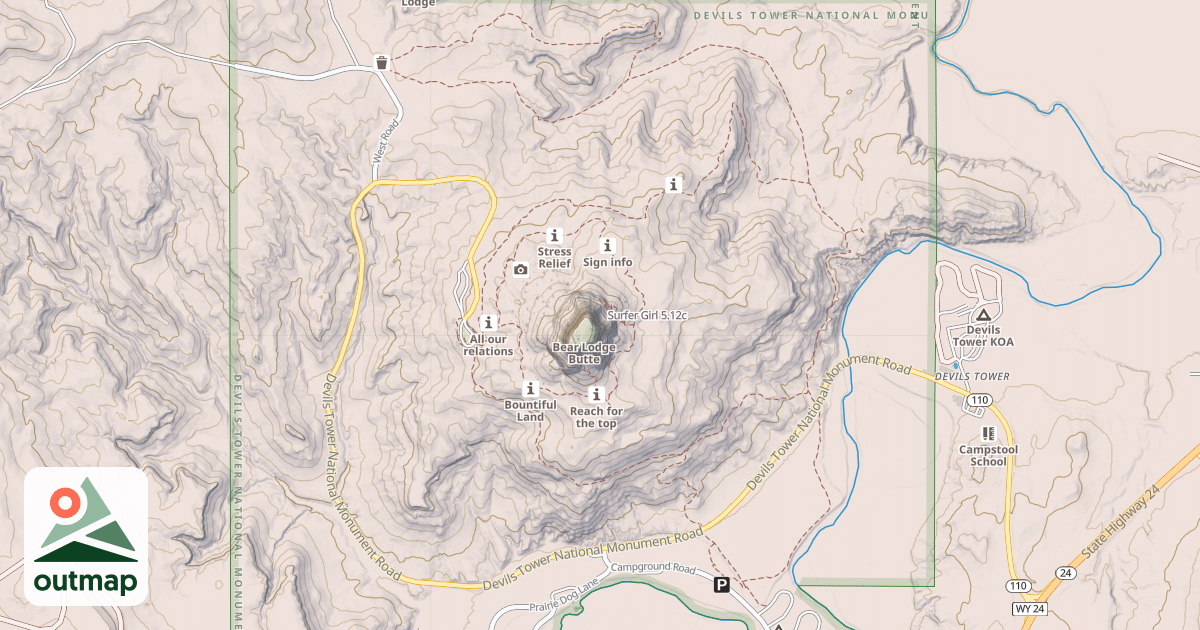 Map of Surfer Girl
