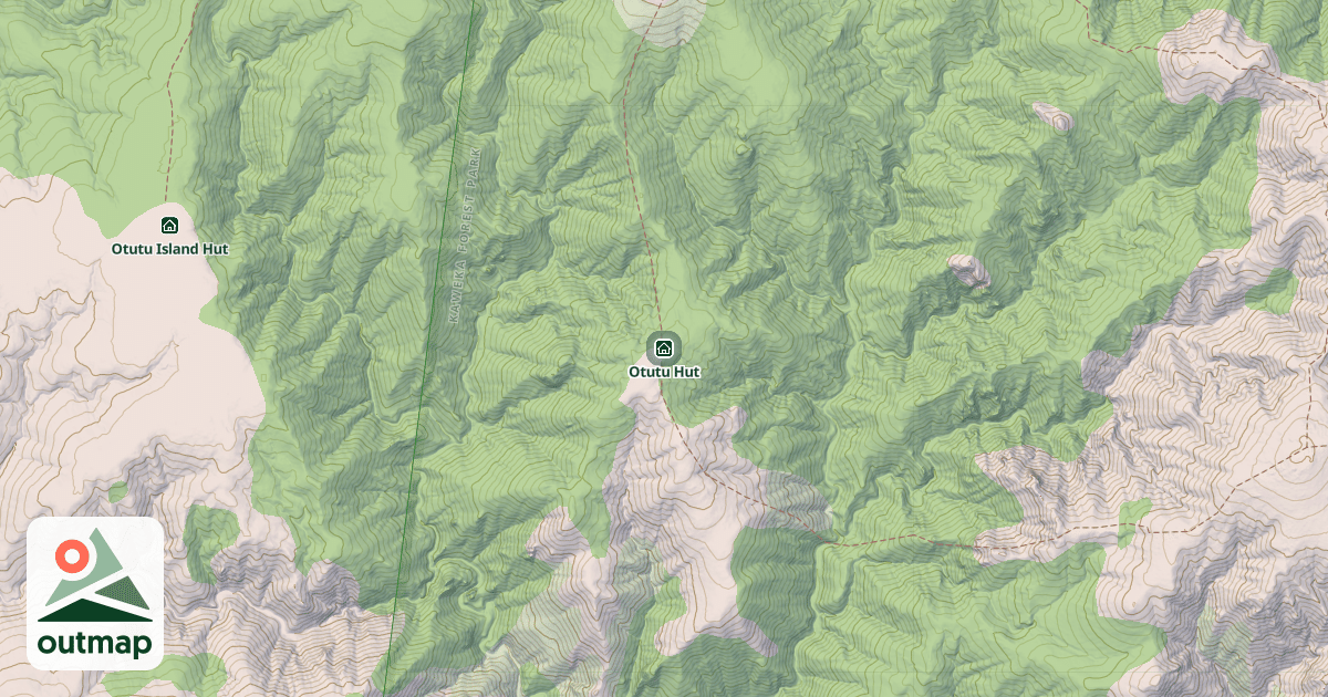 Map of Otutu Hut