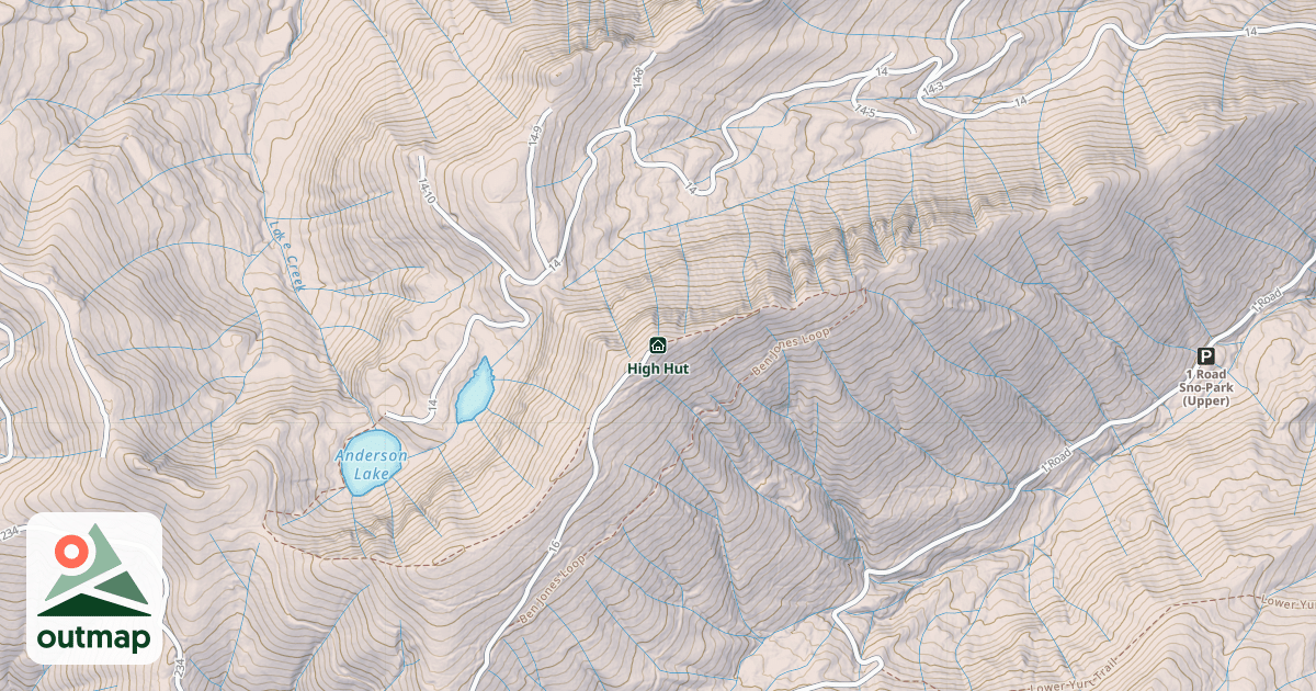 Map of High Hut