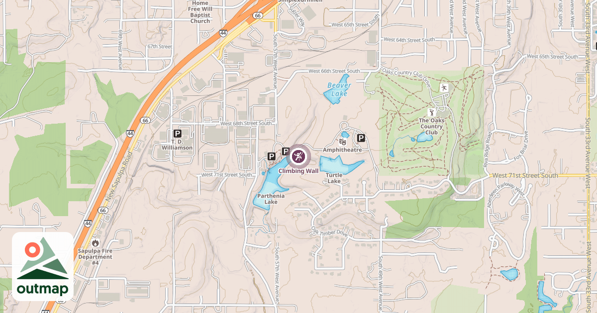 Map of Climbing Wall