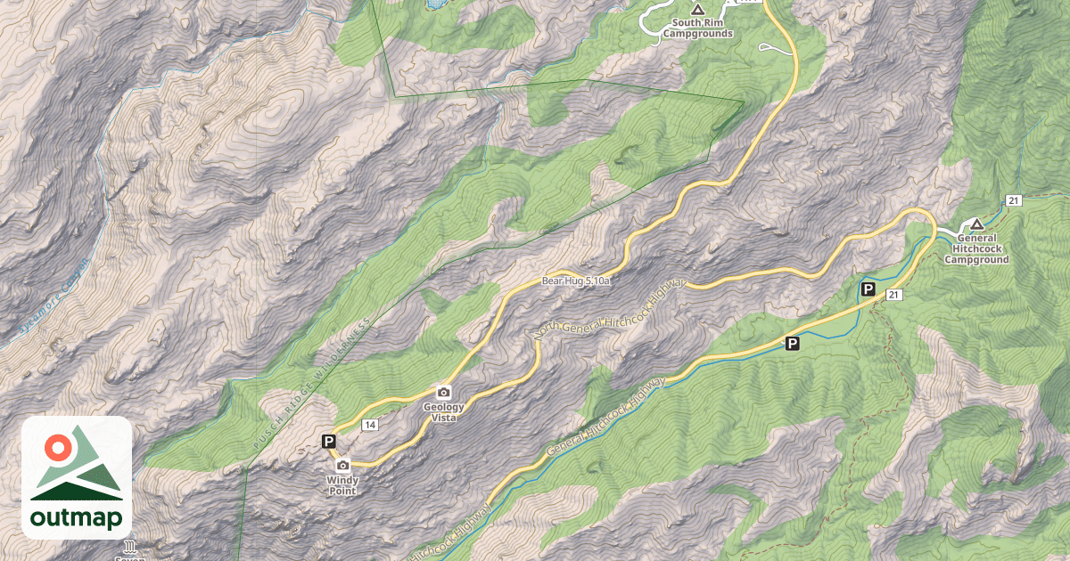 Map of Bear Hug