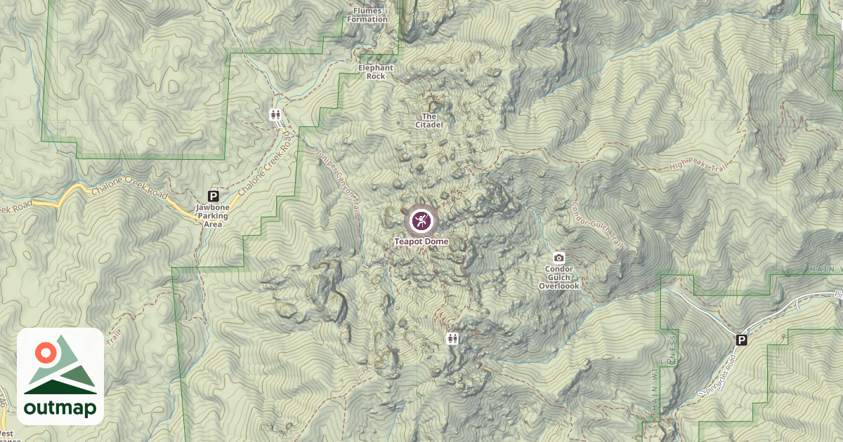 Map of Teapot Dome