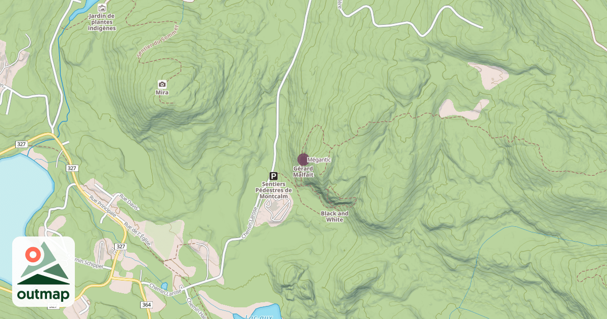 Map of Mégantic