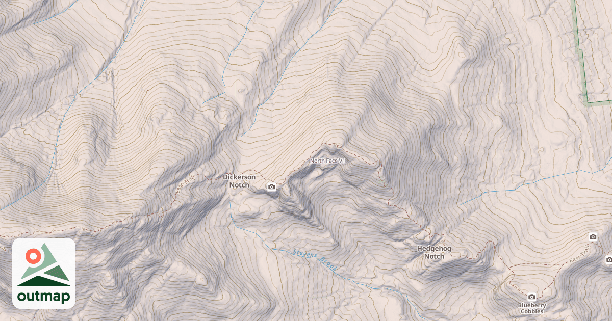 Map of North Face