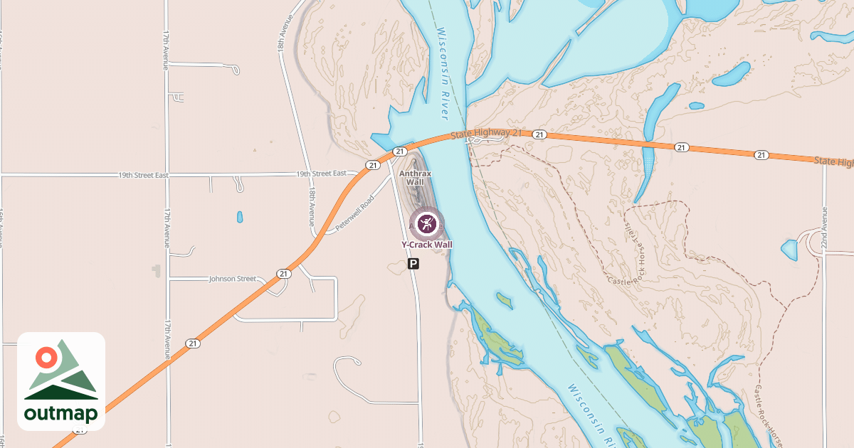 Map of Y-Crack Wall