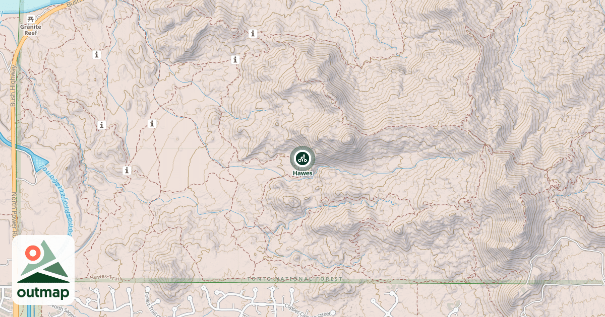 Map of Hawes