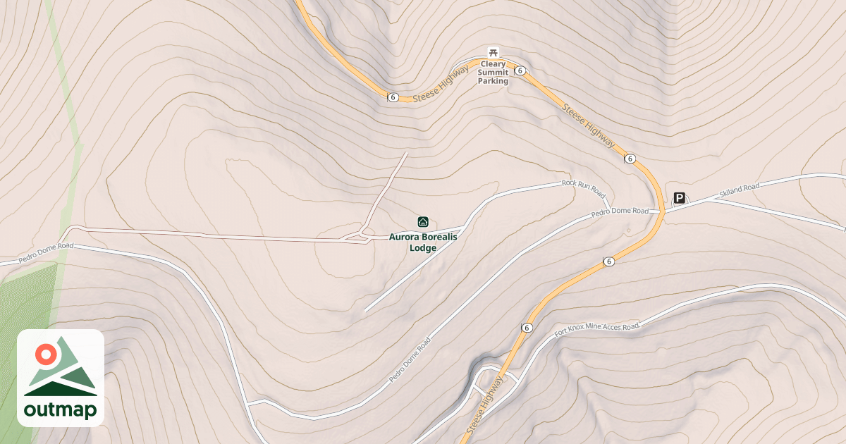 Map of Aurora Borealis Lodge