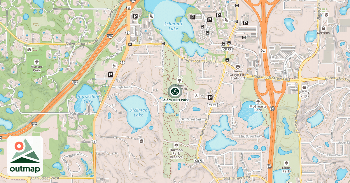 Map of Salem Hills Park