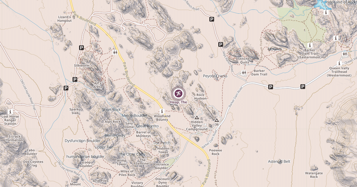 Map preview of Heap, The